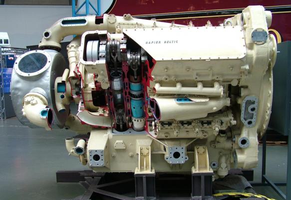 Napier deltic engine